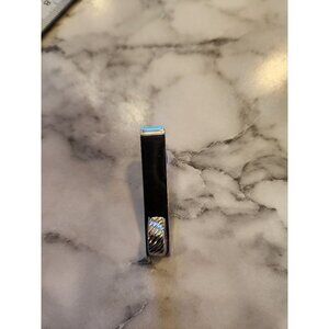 Vintage Silver Tone Metal Tie Clip Accessory For Mens Fashion